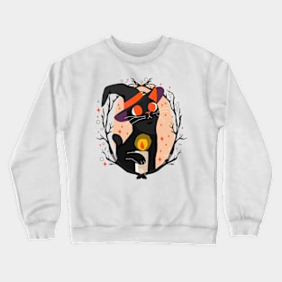 Halloween cat Crewneck Sweatshirt